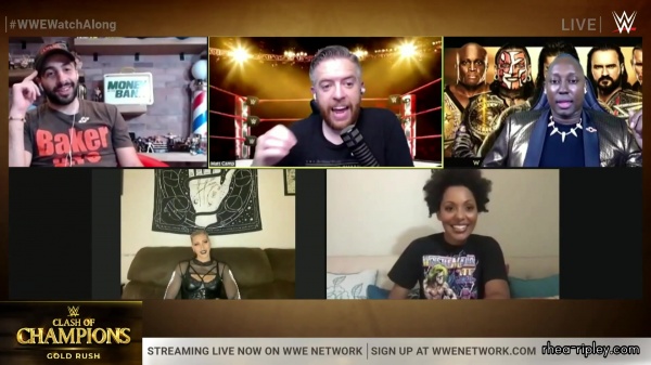Click to view full size image
==============
WWE_WATCH_ALONG_CLASH_OF_CHAMPIONS_2020_0764.jpg WWE_WATCH_ALONG_CLASH_OF_CHAMPIONS_2020_0764.jpg